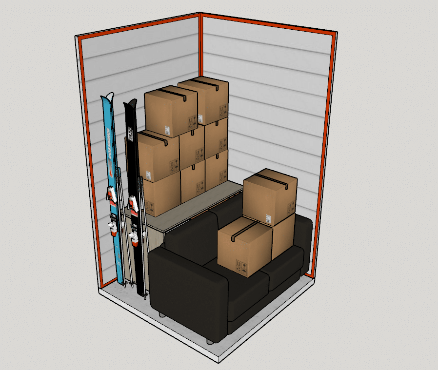 5x5 storage unit render